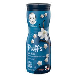 Gerber Graduates Puffs Cereal Snacks Vanilla 1.48 Ounce (Pack of 6)