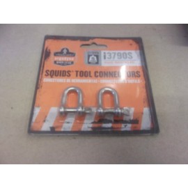 Ergodyne Squids Tool Connectors Shackles 15 lbs 3790S Large (1 Pack of 2)