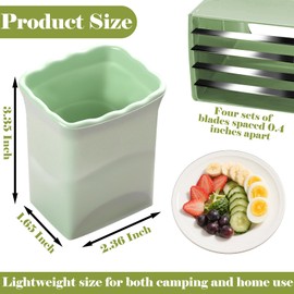 FANTEXY Strawberry Slicers Cup, Boiled Egg Slicer Cup, Banana Cutter, Speed Cutter for Cherry Cucumbers Kiwi, Multipurpose Kitchen Gadget for Soft Fruits Dicer And Veggies Salad Making