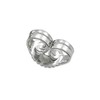 JewelrySupply Replacement Earring Back Medium Weight Solid 14k White Gold