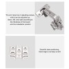 2 Pieces 135 Degree Corner Cabinet Door Hinge Kitchen Bathroom