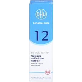 DHU Schüßler Salt No. 12 Calcium Sulfuricum D4 - The Mineral Salt of Joints - The Original, 50 g Ointment