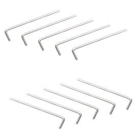 Litoexpe 10 Pieces 3/32" Hex Key Wrench, L Shape Allen Wrench, Chrome Vanadium Steel