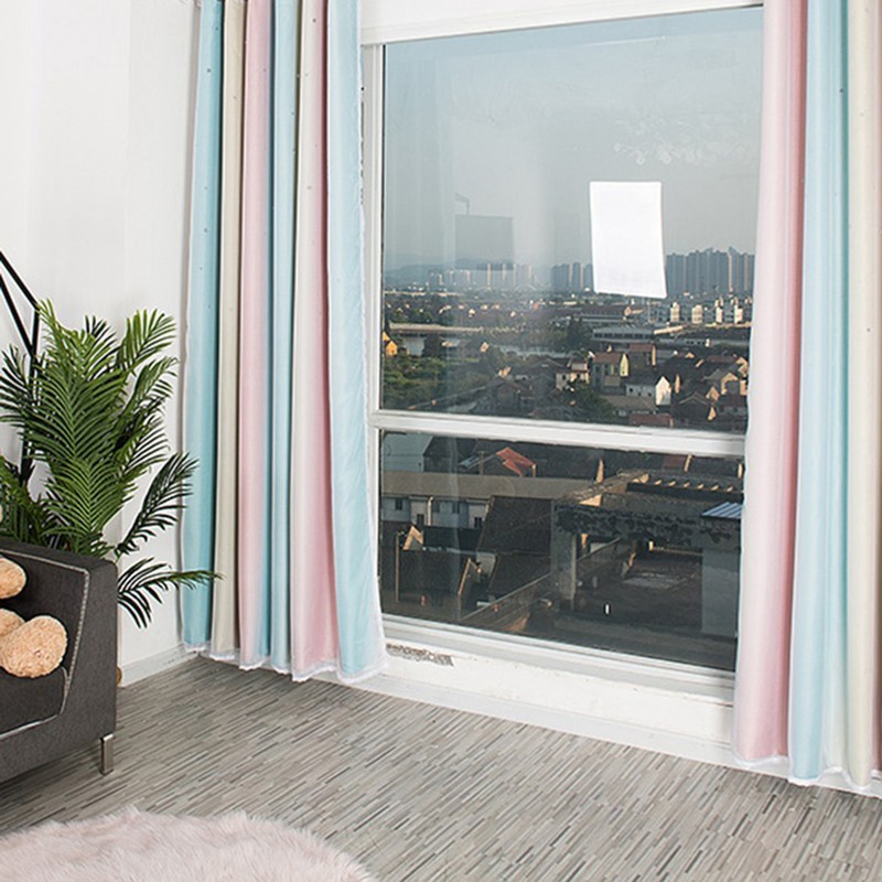 Double Layer Hollow living Room Dedroom Polyester Window Shading Drape