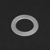 sourcing map Nylon Flat Washers M18 27mm OD 18mm ID