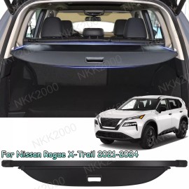 Cequent Unbranded Retractable Rear Trunk Cargo Cover For 2021 2022 2023 2024 Nissan Rogue S SL SV