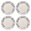 Karma, 8.75 inches Melamine Salad Plates Set of 4, Reusable
