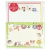 Coco-chan RYS-1101 Greeting Life Letter Set, Green