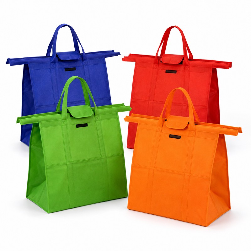 Reusable Shopping Tote Bags for Grocery Carts – 4-Piece Foldable