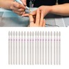 50pcs Flame Nail Drill Bit Carborundum Cuticle Remover Bits Kit