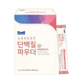 (엠디웰)메디웰 뉴트리브릿지 단백질 파우더 11g 30포(1박스) (MD Well) MediWell NutriBridge Protein Powder 11g 30 Sachets (1 Box)
