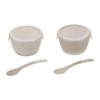 Richell Tri Baby Food Divided Cup Set (Includes Lid and
