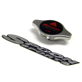 SESHOP STAINLESS STEEL 1.3KG RADIATOR CAP + FREE ALUMINUM EMBLEM FOR HONDA ACURA B