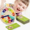 Clock for Learning for Children, Teaching Time, Montessori Toy for