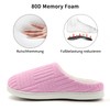 HIEYMSER Comfortable non-slip slippers made of memory cotton for women,