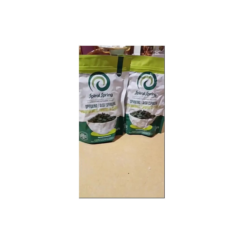 2 Paks De Espirulina Máxima 1000 Bolitas