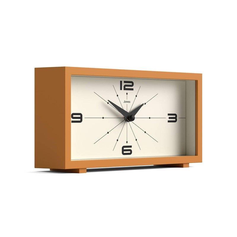 Jones Clocks® Odeon desk clock | Modern rectangular design |