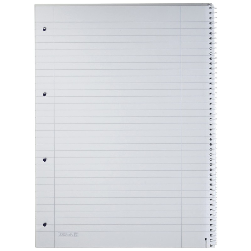 Brunnen 1067907 Notizblock / Collegeblock Student (für Linkshänder, A4, liniert,