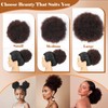Fullart Afro Puff Drawstring Ponytail Extension #2 Darkest Brown 100%