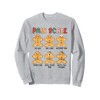 Nurse Christmas Pain Scale Medical Assistant Gingerbread Sweatshirt