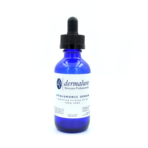 Hyaluronic Acid Serum 100% Pure: High Molecular Weight: 1.83 Million: 1.5% HA Concentrate, High Viscosity: Calming & Firming Moisturizer For All Skin Types: Paraben and Fragrance-Free ( 2oz. 60ml )