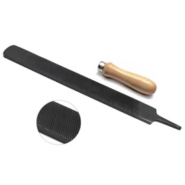 Farrier Hoof Rasp File Coarse Browning Coated with Wooden Handle Super Sharp 17" Long