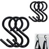 YACHUN S-Shaped Hooks, Bendable Tips, 2.4 inches (6 cm) Small