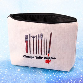 G2TUP Pintura artística artista pintor regalo bolsa cosmética paleta de pintura accesorios bolsa para profesores de arte estudiantes, Bolsa de maquillaje con paleta