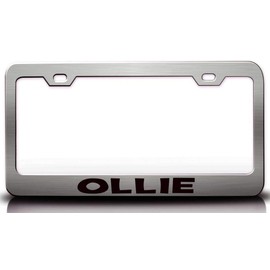 Custom Brother - Ollie Male Name Metal Car SUV Truck License Plate Frame Ch d84