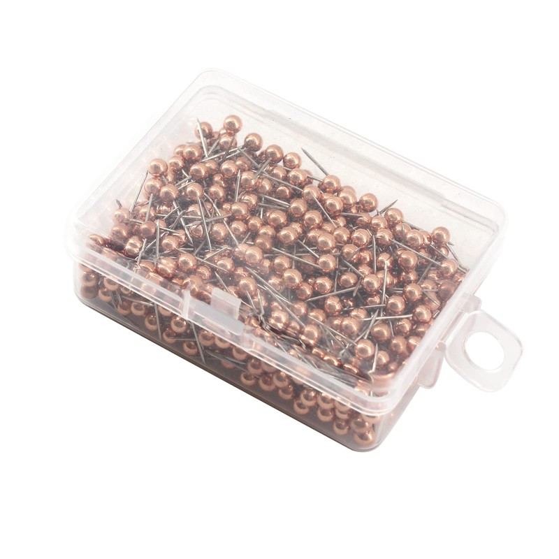 500Pcs Novelty Cute Push Pin World Travel Map Pinboard Round