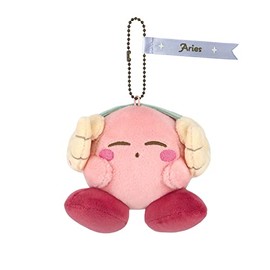 Sanei Boeki EA-HC01 Kirby Horoscope Collection, Aries, Plush Mascot, W 4.1 x D 3.3 x H 3.9 inches (10.5 x 8.5 x 10 cm)