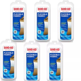 BAND-AID 6  Pack Band Aid Flexible Fabric Adhesive Bandages Travel Pack (8 count)