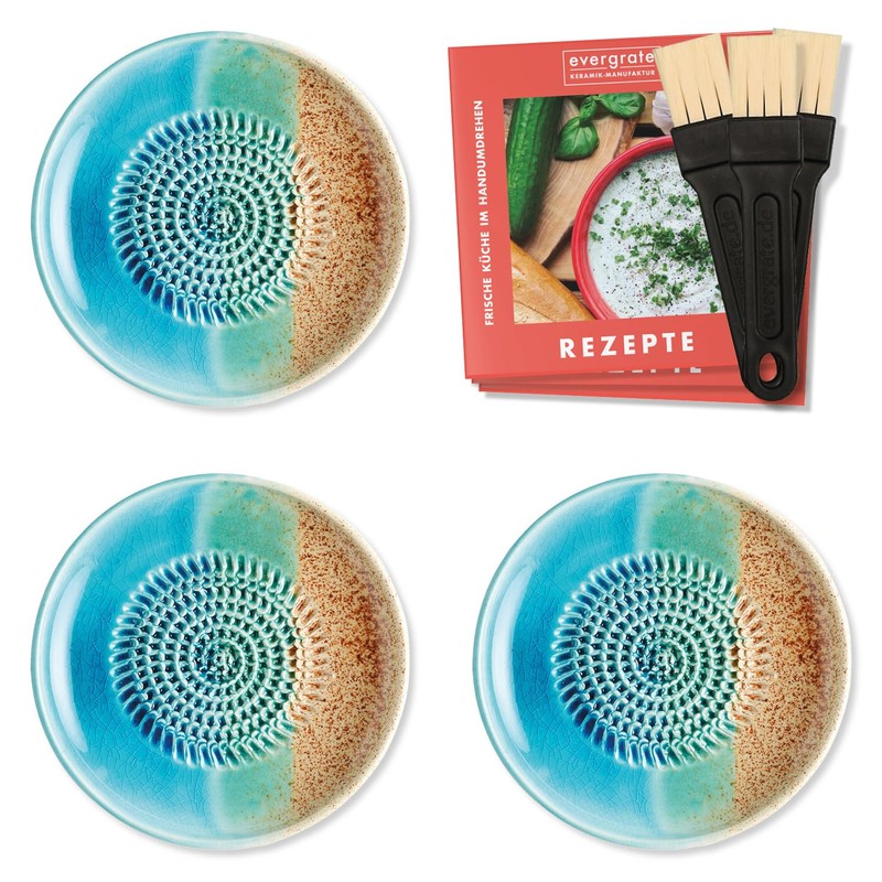 evergrate Ceramic Grater Set of 3 Gift Set - 3