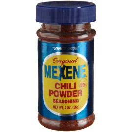 Mexene Seasoning Chili Powder Plastic 2 Ounces Pack of 12