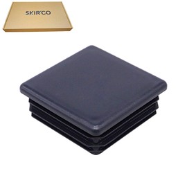 SKIR'CO Square Plastic Dowels 60 x 60 mm, Pipe End Caps, Square Tube Inserts, Fence Post Plugs, Anthracite Grey RAL 7016 Colour, Pack of 12