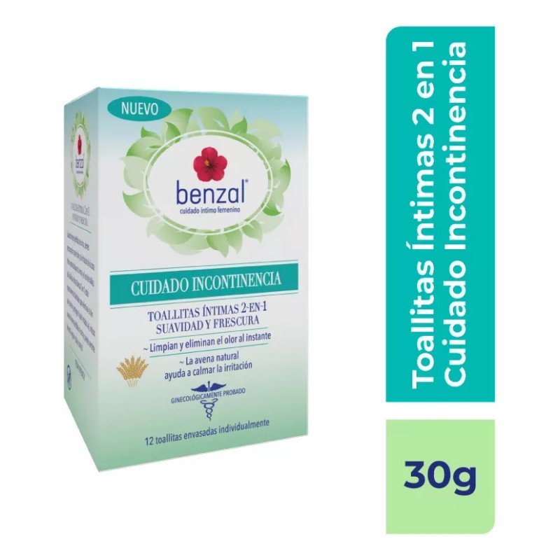 Benzal Kit Benzal Jabón Piel Sensible + Toallitas Húmedas Incontine
