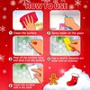 165 PCS Christmas Window Clings for Glass - Double-Sided Static