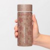SAKURA 2026 Stainless Steel Bottle Glitter Pink Beige 355ml