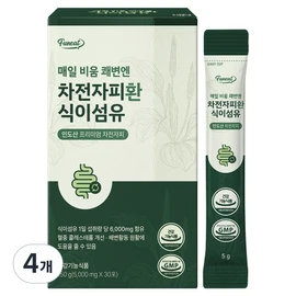 Furnit Everyday Empty Kwaebyeonen Psyllium Hull Dietary Fiber 30p, 4 pieces, 150g / 퍼니트 매일 비움 쾌변엔 차전자피환 식이섬유 30p, 4개, 150g