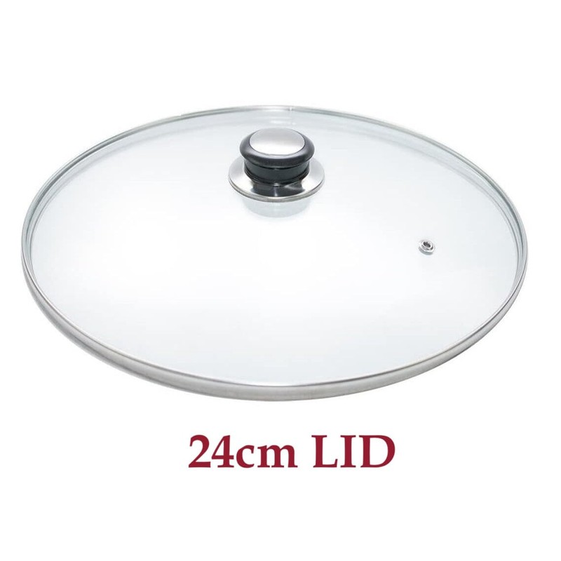 MIFAH Tempered Glass Lid Designed to Fit All Frying Pans