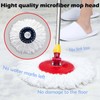 Mop Heads Replacement, 4 Pack Mop Head,Spin Mop Heads Replacement,Heads