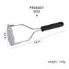 Cawein Potato Masher with Non-Slip Handle, Stainless Steel Masher Masher