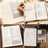 2 pcs Record Template Metal Journal Stencils for Dotted Journals
