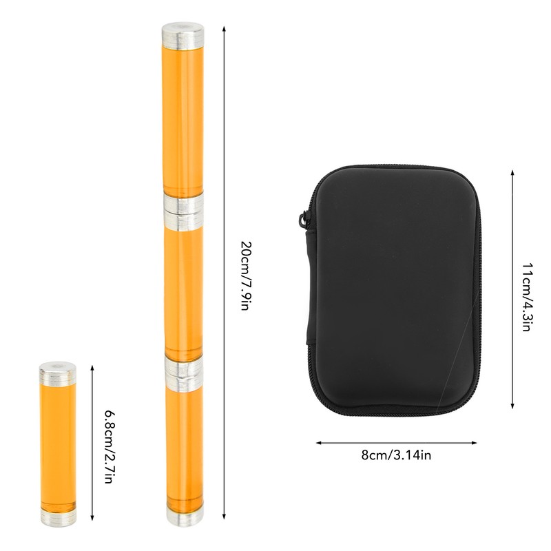 Novelty Spin Pen 3 Sections Acrylic Magnet Fidget Rolling Finger