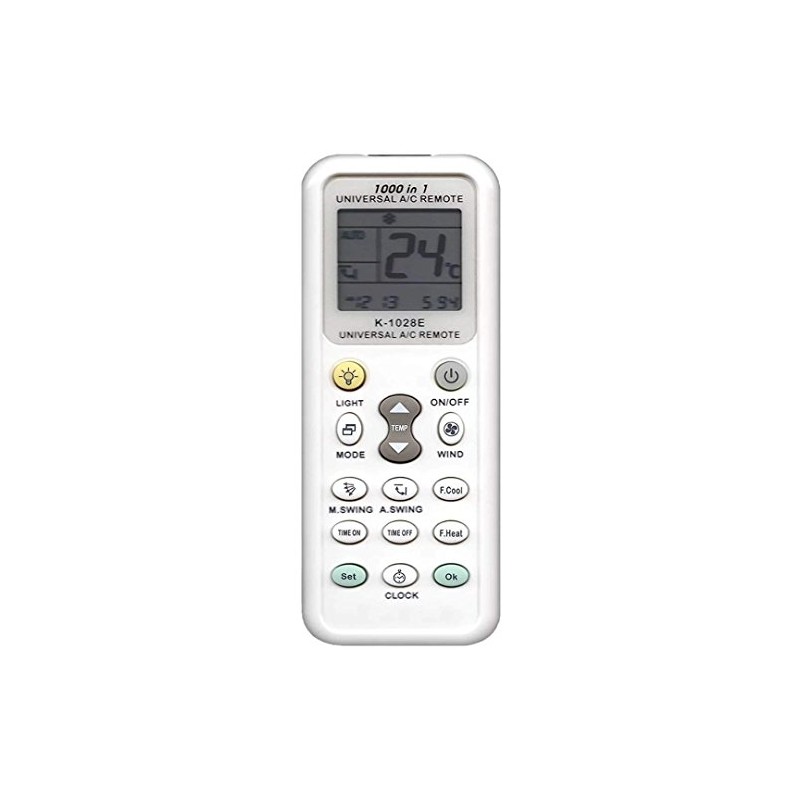 Ledika K-1028E Multi-Remote Control for Air Conditioners Compatible with 1000