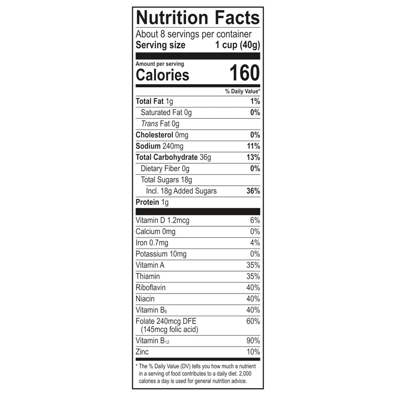 Marshmallow Fruity PEBBLES Breakfast Cereal for Kids, Gluten Free, Made