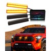 Amber Grill Lights for 2024 Toyota Tacoma LED Grille Lights