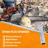 DAKCOS Chainsaw Scrench, Torx Combination Spanner, Spark Plug Spanner, T-Wrench