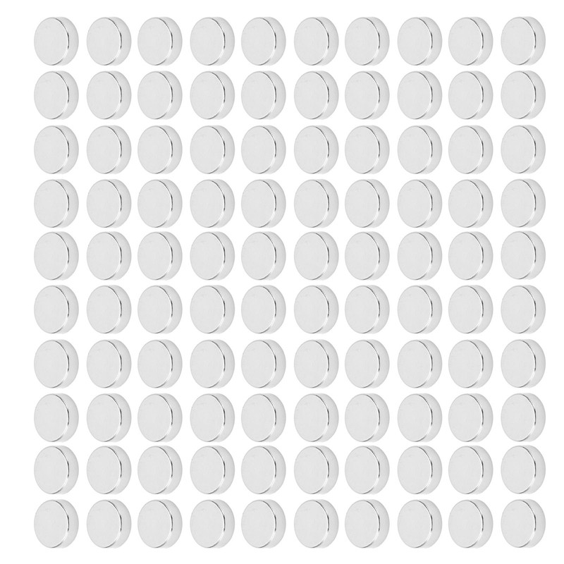100 Pcs Disc Neodymium Magnet Heavy Duty Strong Magnetism Multifunctional