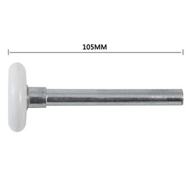 YUANQIAN Premium Garage Door Rollers Retractable Door Roller Spindles (Garage Door Roller, 105mm, Pack of 2)